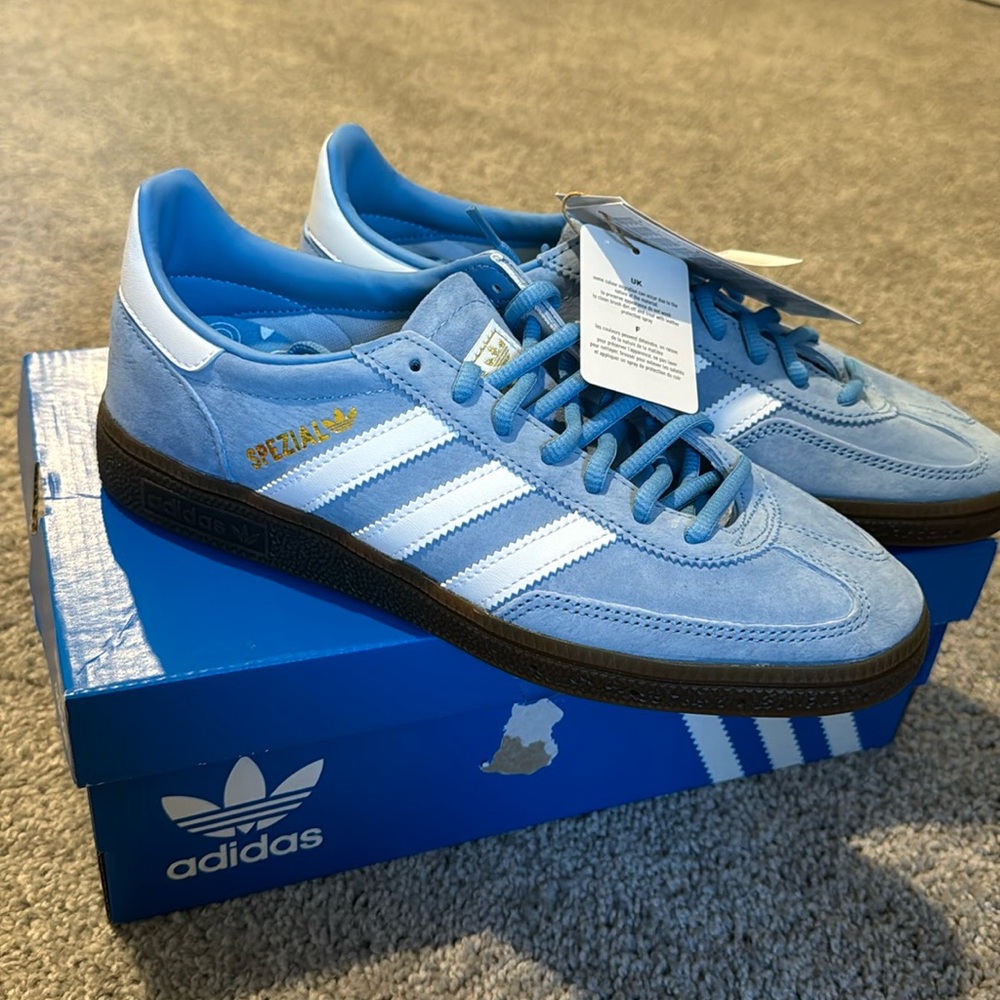 Adidas handball spezial light blue
